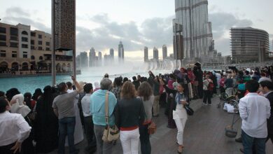 السياح في دبي
