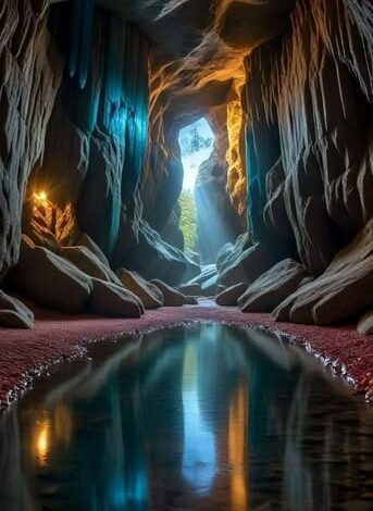 كهف المرآة المتلألئ