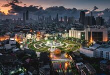 ناطحات سحاب وسط مدينة بانكوك