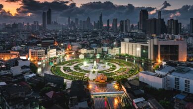 ناطحات سحاب وسط مدينة بانكوك