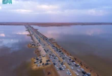 بحيرة العوشزية بمحافظة عنيزة