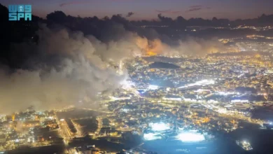 أبها بين الغيوم والضباب