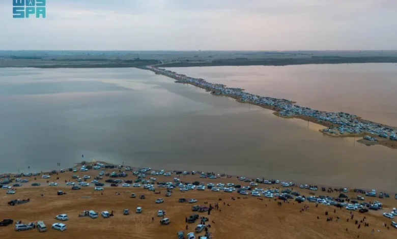 بحيرة العوشزية بعنيزة