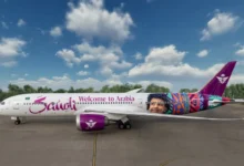 طائرة متوحشة بشعار "روح السعودية"