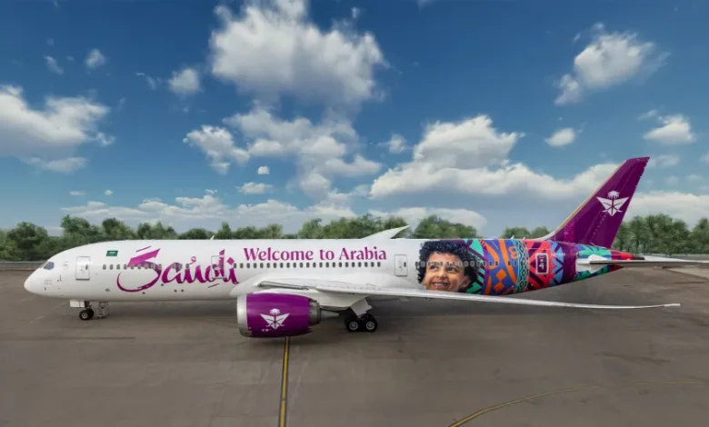 طائرة متوحشة بشعار "روح السعودية"