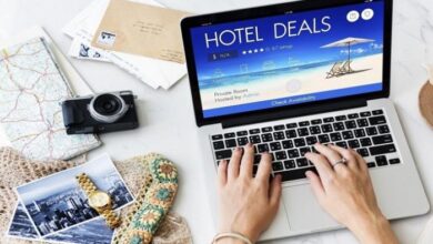 حجز فندق عبر الانترنت