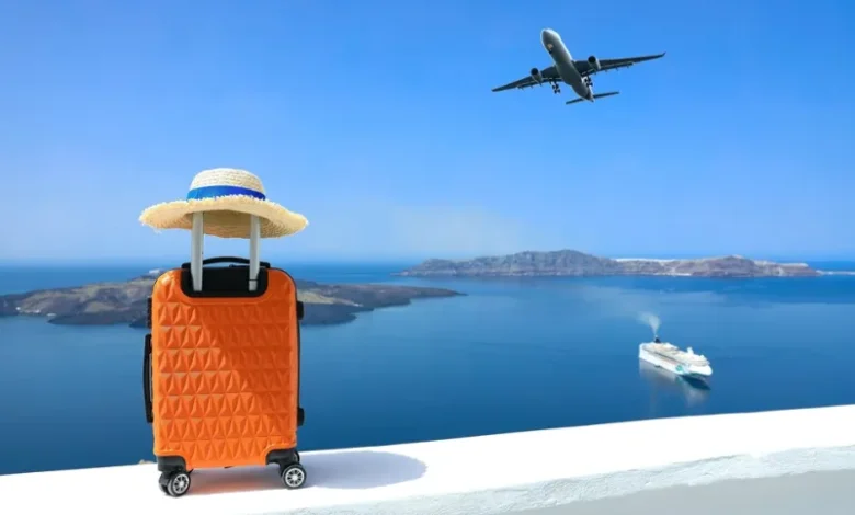 جزيرة سانتوريني باليونان