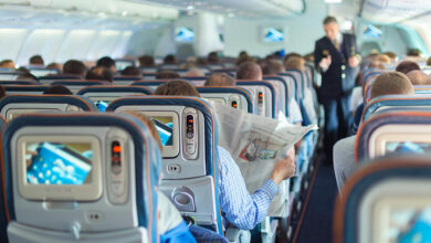 مقاعد الطائرة