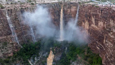 المطر في عسير